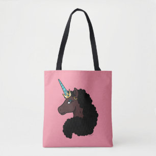 Tote Bag Afro Unicorn   Magique
