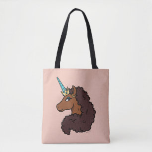 Tote Bag Afro Unicorn Unique