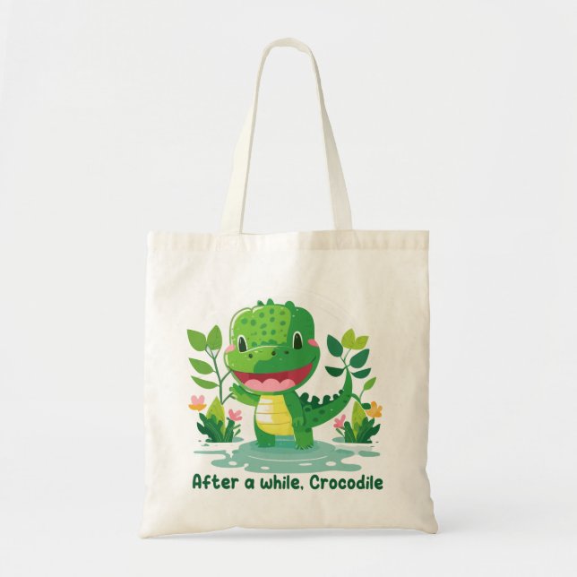 Tote Bag After a while, Crocodile (Devant)