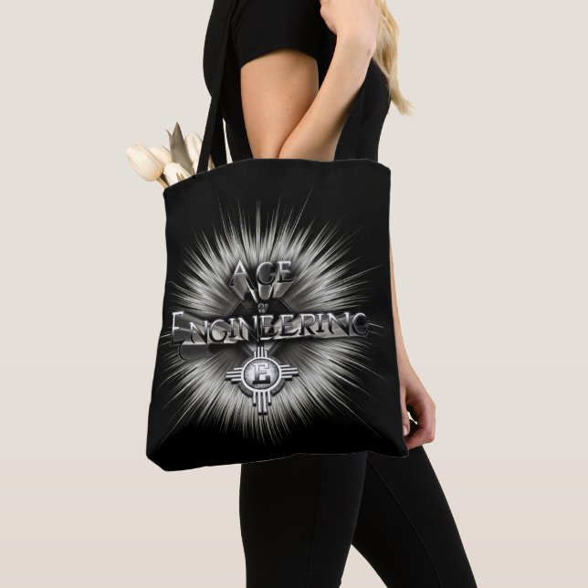 Tote Bag Âge De L'Ingénierie ISOTXT (De près)