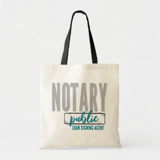 Tote Bag Agent de signature de prêt public notaire Customis