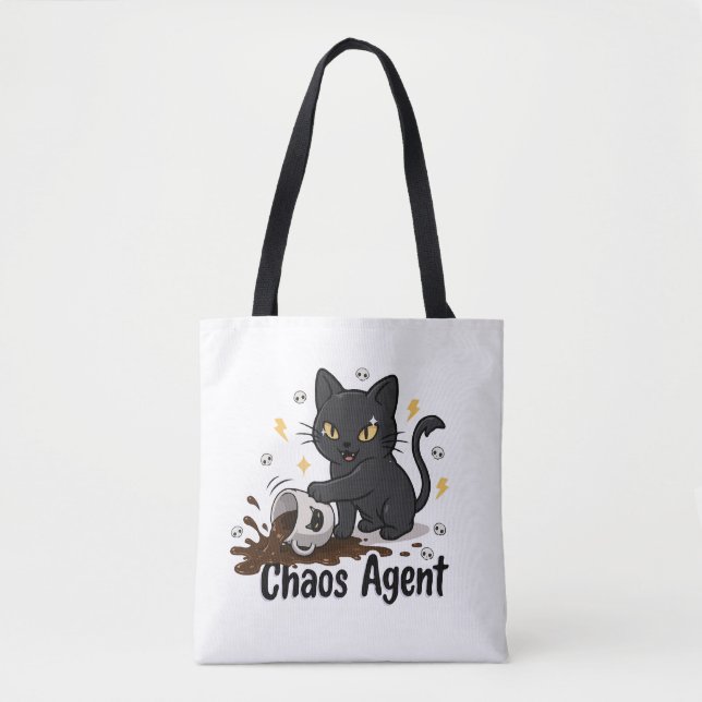 Tote Bag Agent du chaos Black Cat (Devant)