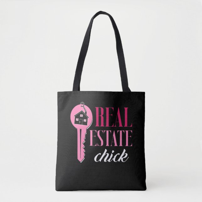 Tote Bag Agent immobilier Femme Funny Courtier immobilier (Devant)