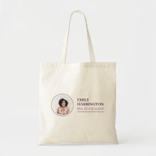 Tote Bag Agent immobilier Lignes fines Rose