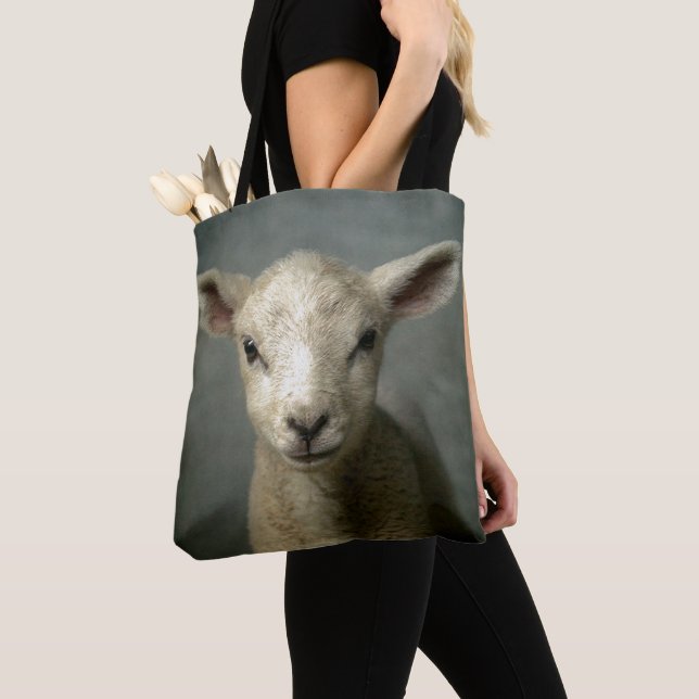 Tote Bag Agneau nouveau-né (De près)