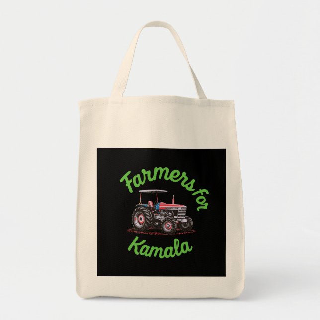 Tote Bag Agriculteurs de Kamala soutenant Harris pour le pr (Devant)