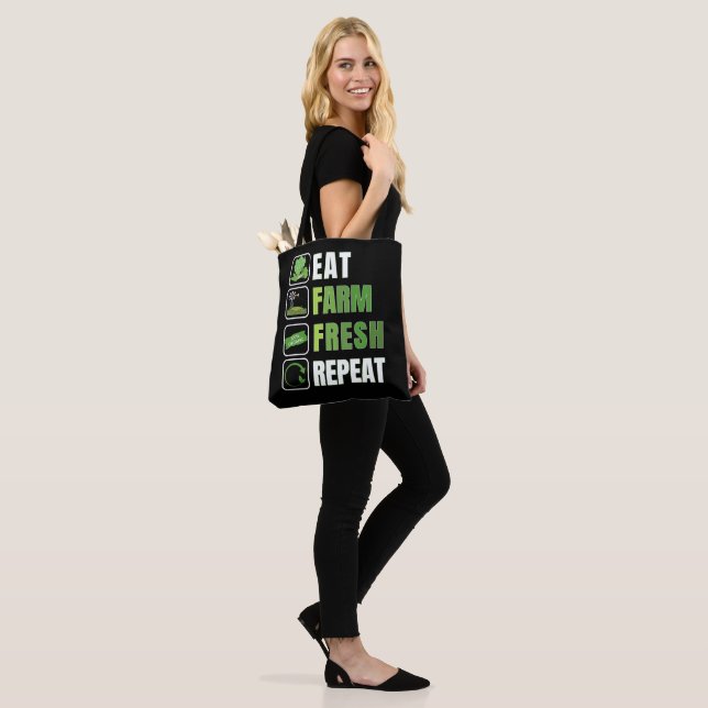 Tote Bag Agriculture Aliments biologiques frais Modes de vi (Sur le modèle)