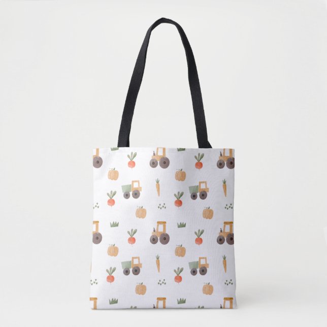 Tote Bag Agritourisme jardin aquarelle Motif amusant (Devant)
