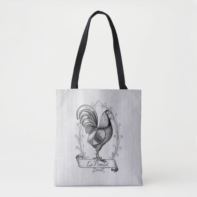 Tote Bag Agritourisme rustique Pays Main française tirée (Devant)