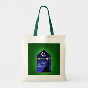 Tote Bag Aïd Moubarak Garland Moon