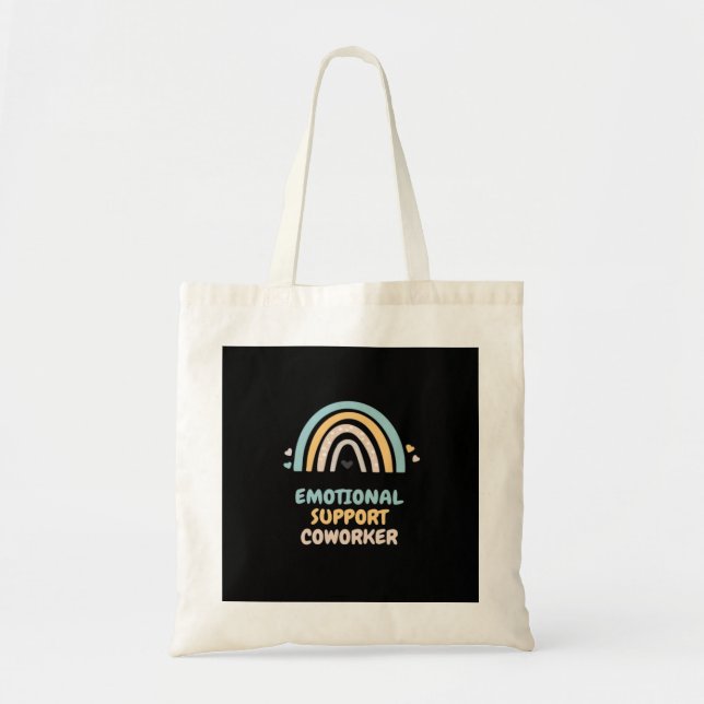 Tote Bag Aide émotionnelle Coworker Classique Mème Viral et (Devant)