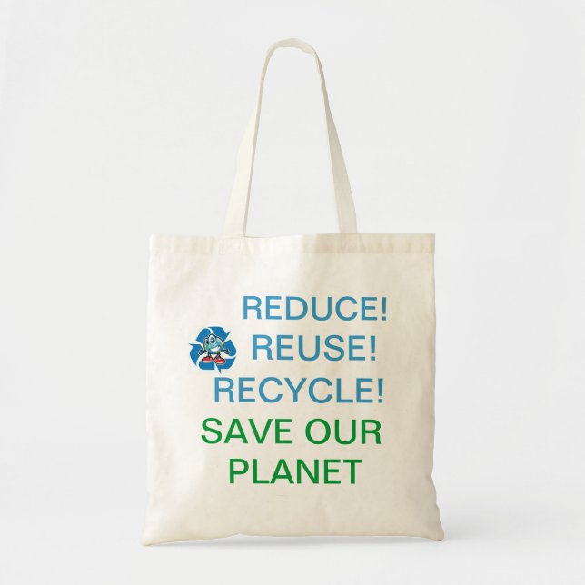 Tote Bag Aide sauver notre planète ! (Devant)