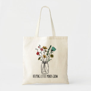 Tote Bag Aider Les Petits Esprits À Revenir À L'Enseignant