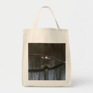 Tote Bag Aigle de Bald en vol