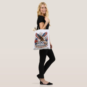 Tote Bag Aigle des 250 ans de liberté 250e anniversaire Éta