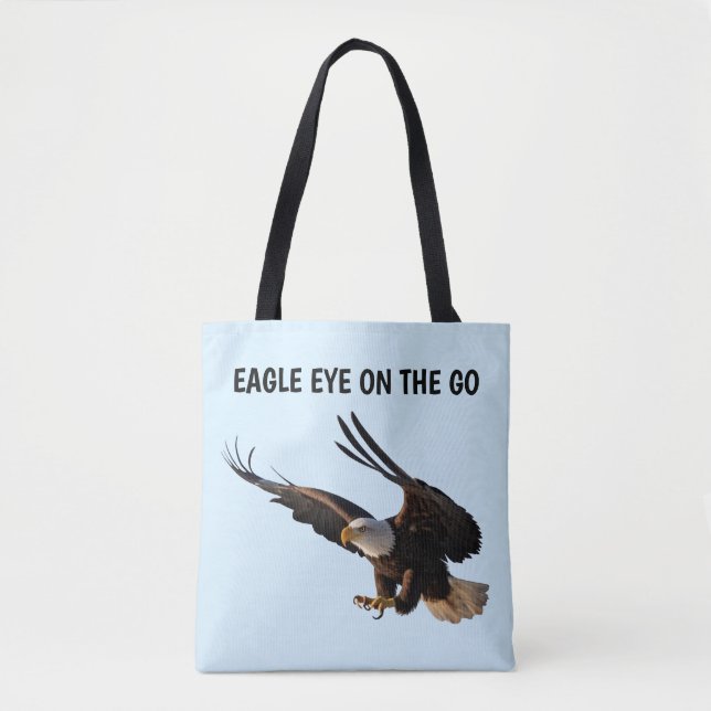 Tote Bag Aigle en marche vers le bas (Devant)