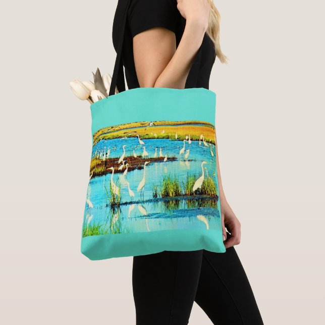 Tote Bag aigrettes enneigés (De près)