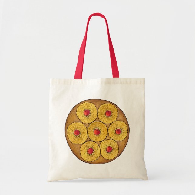 Tote Bag Aiguille À L'Arrière Du Gâteau Cerises Cuisine Des (Devant)