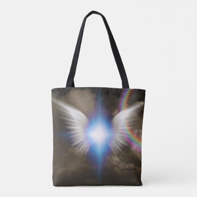 Tote Bag Ailes d'anges blancs (Dos)
