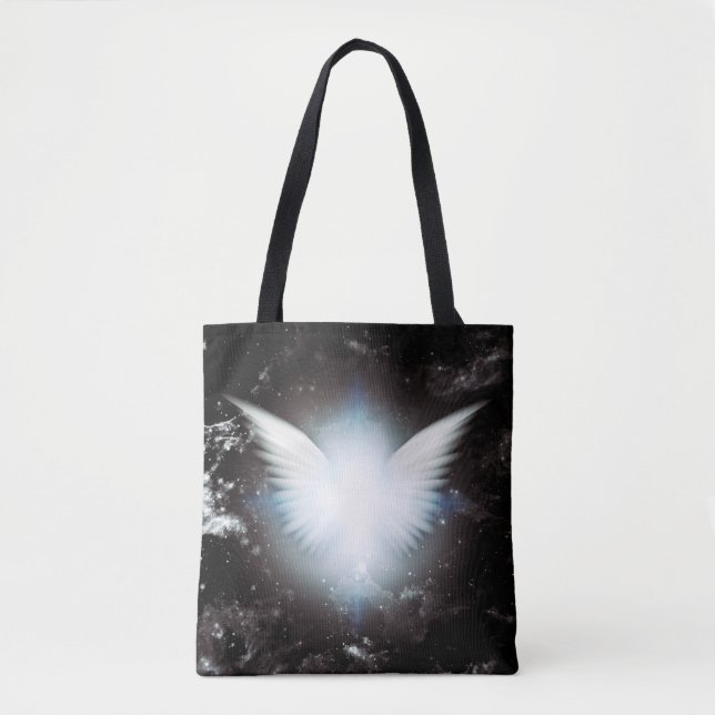 Tote Bag Ailes d'anges brillantes (Devant)