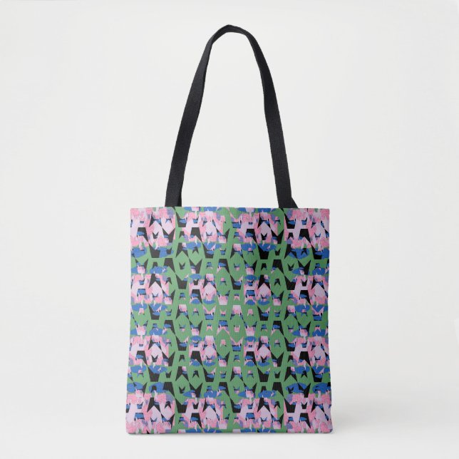 Tote Bag Ailes de Flamme Céleste Contenues (Devant)