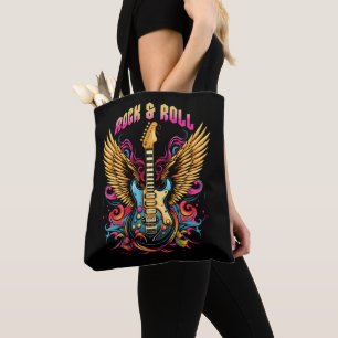 Tote Bag Ailes de guitare Rock n Roll