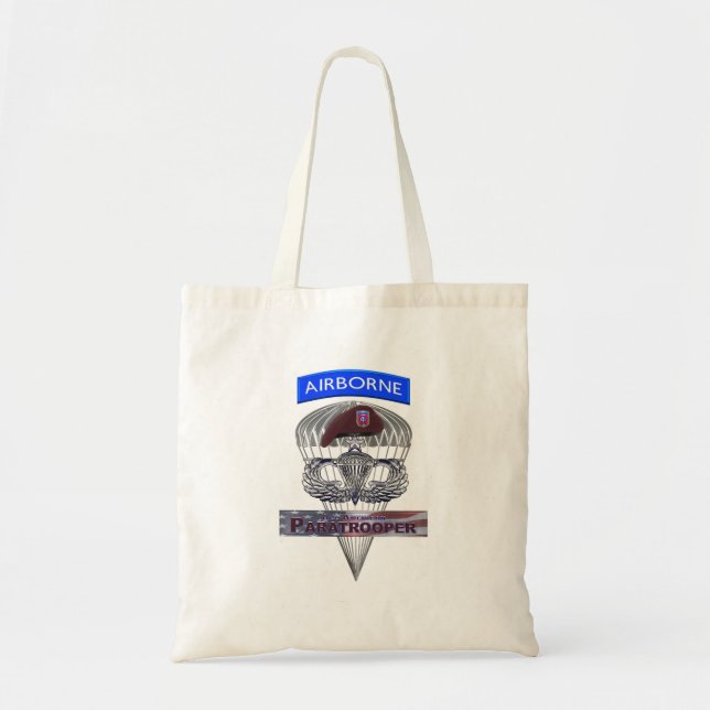 Tote Bag Ailes de vidange en acier avec tabulation aéroport (Devant)