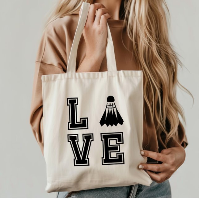Tote Bag Aime Badminton  (Créateur téléchargé)