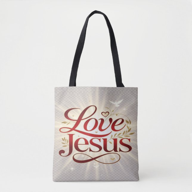Tote Bag Aime Jésus (Devant)