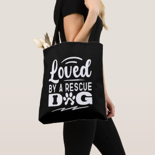 Tote Bag Aimé Par Un Chien Secourt Animaux Animaux Animaux