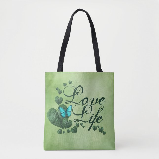 Tote Bag Aimer la vie (Devant)