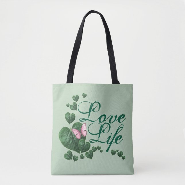 Tote Bag Aimer la vie (Devant)