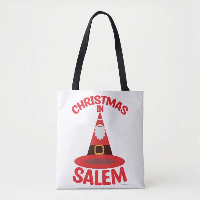 Tote Bag Aimer Noël à Salem Nouvelle Angleterre Witchy Père (Devant)