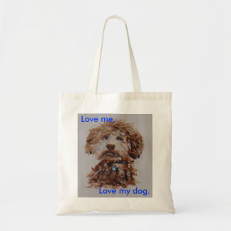 Tote Bag Aimez-moi, aimez mon chien