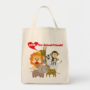Tote Bag Aimez nos amis animaux