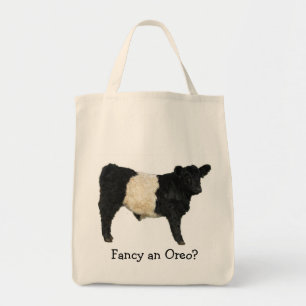 Tote Bag Aimez un Oreo ? Vache ceinturée à Galloway