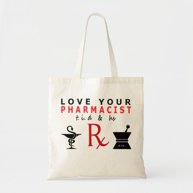 Tote Bag aimez votre pharmacien fourre-tout (Devant)