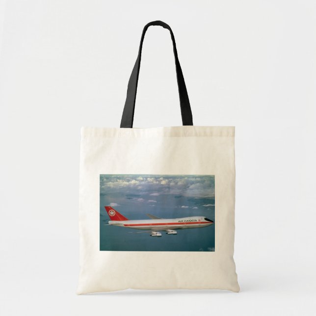 Tote Bag Air Canada 747, en vol (Devant)