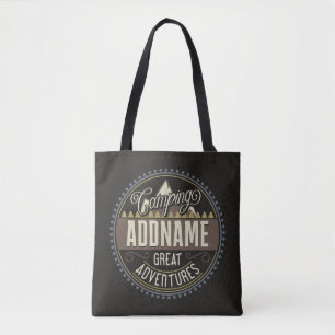 Tote Bag AJOUT Personnalisé Family Camp Trip Camping Réunio