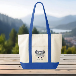 Tote Bag Ajouter le nom du club Tennis Team Swag Navy Blue