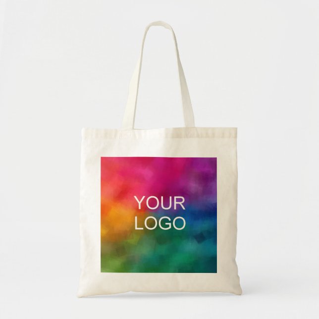 Tote Bag Ajouter un Modèle d'image de logo de votre entrepr (Devant)
