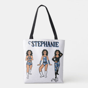 Tote Bag Ajouter un nom Danseur Blue Camo #2
