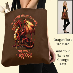 Tote Bag Ajouter Un Nom Texte - Seulement Ici Parce Que Dit