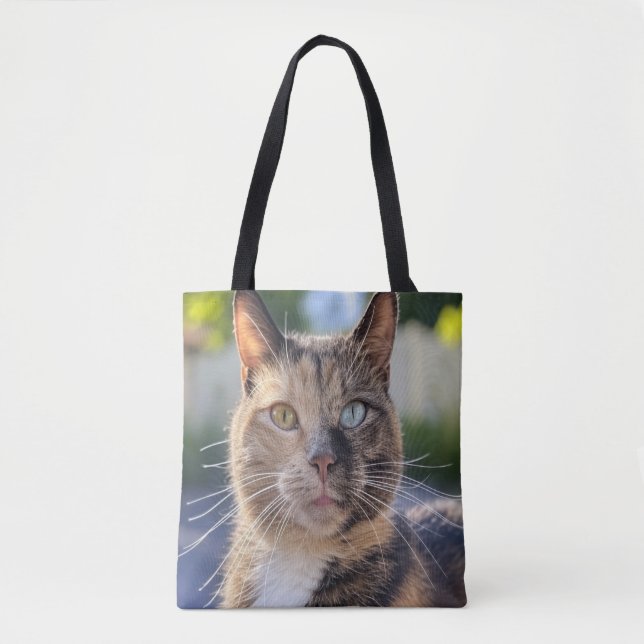 Tote Bag Ajouter une Personnaliser photo de chat (Devant)