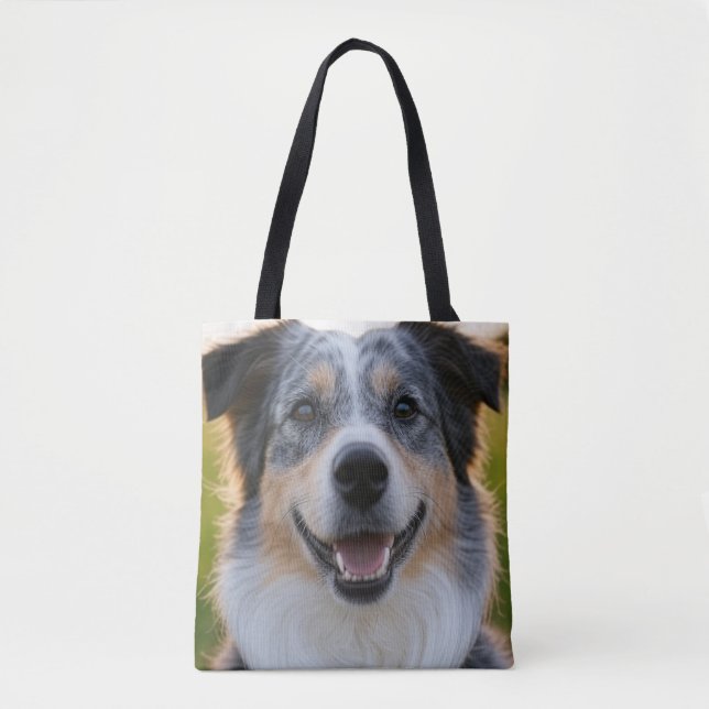 Tote Bag Ajouter une Personnaliser photo pour animaux domes (Devant)
