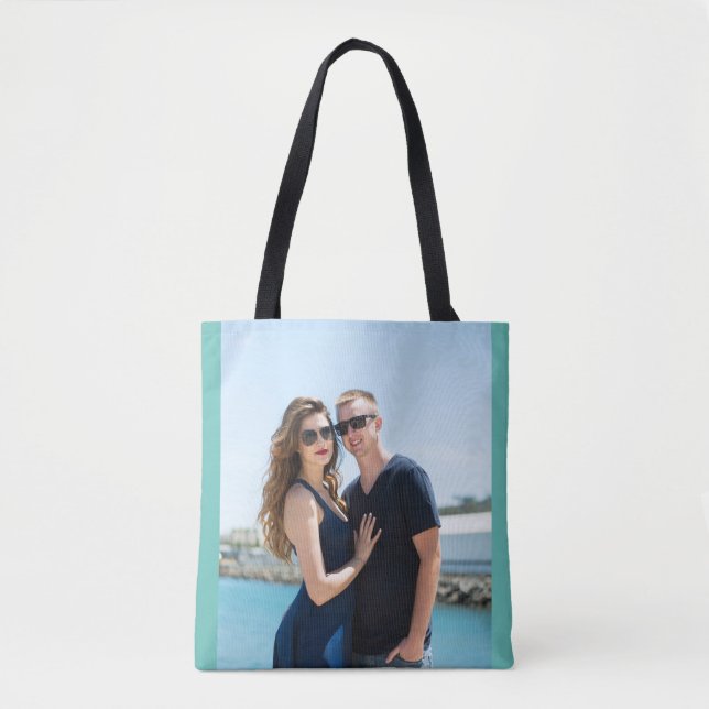 TOTE BAG AJOUTER UNE PHOTO À FOURRE-TOUT, PERSONNALISER LE  (Devant)