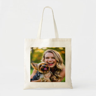 Tote Bag Ajouter une photo de Yorkshire Terrier Personnalis