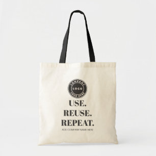 Tote Bag Ajouter votre logo commercial Slogan et nom de soc