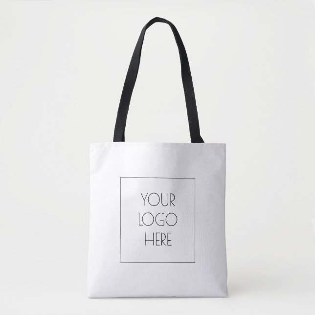 Tote Bag Ajouter votre logo minimaliste simple (Devant)