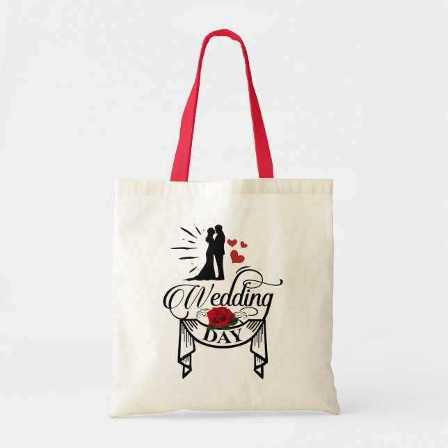 Tote Bag Ajouter votre nom -Budget Fourre-tout (Devant)
